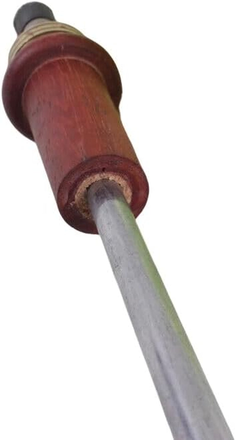 4/4 3/4 Cello Tail Rod Endpin with Endpin Tip Redwood &Metal Durable, Lightweight and Stretchable Cello Parts (Redwood)