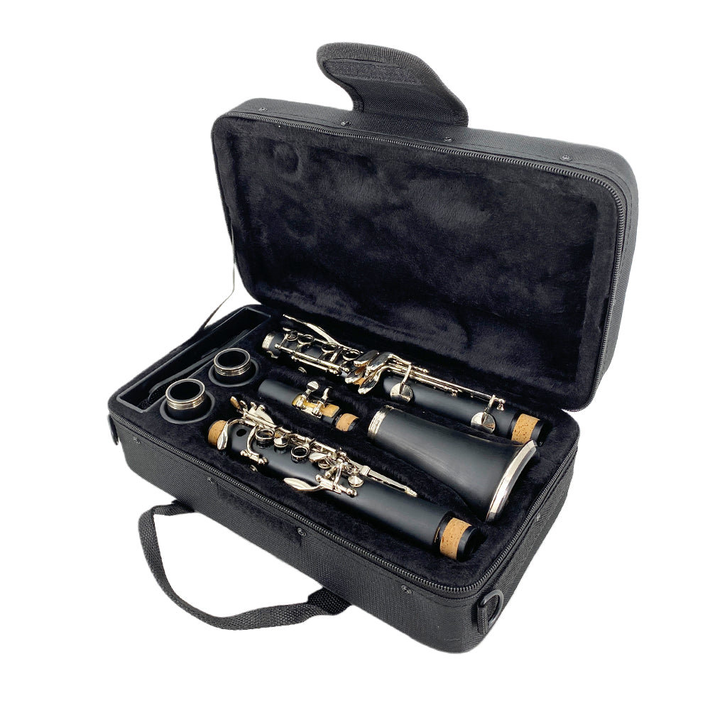Yinfente 600D Water-resistant Foam Cotton Padded Clarinet Case Clarinet Bag