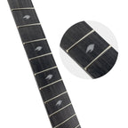 Electric Guitar Neck 22 Fret 25.5 Inch Mahogany Wood Neck with Rosewood Fretboard Bird Inlay Bolt on Guitar Necks Replacement DIY Guitar