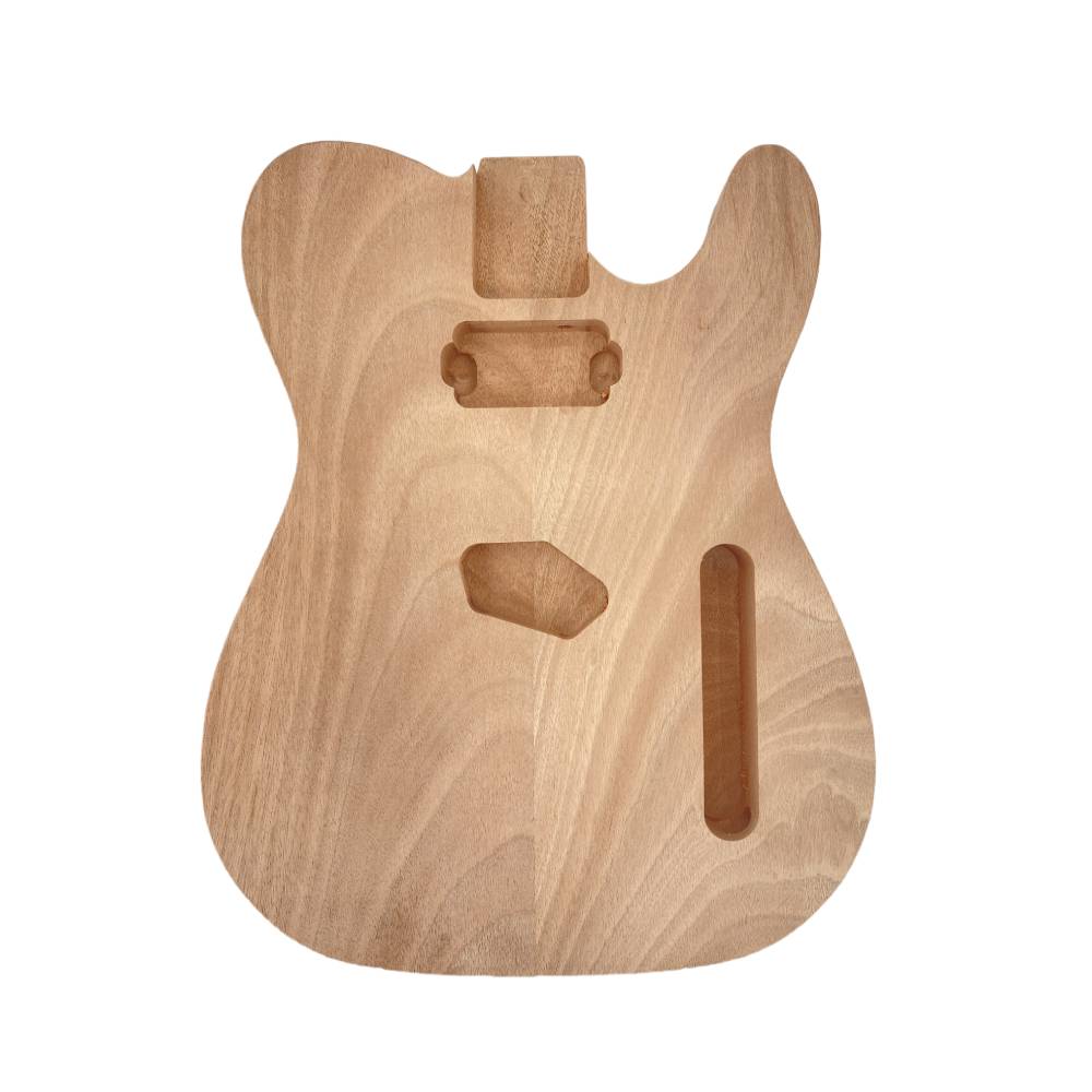 Yinfente Guitar Body Solid Wood for DIY Guitar Project Mahogany Wood Unfinished