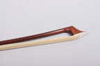 4/4 Cello Bow Snakewood Paris Eye Full Size Well Balanced Natural Horse Hair Cello Parts (Golden)