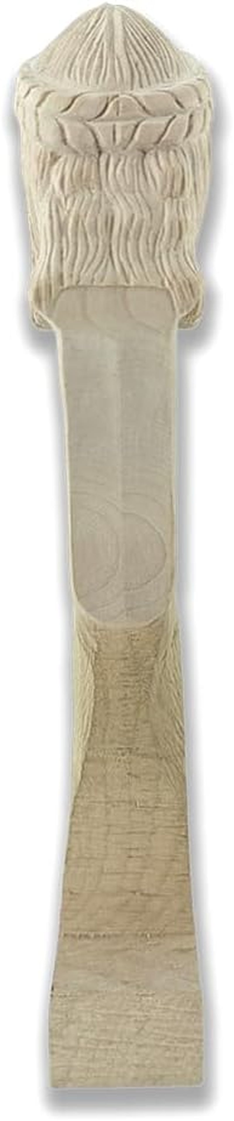 4/4 Violin Neck Maple Wood Handcrafted Violin Neck 4 String Solid Wood Violin Replacement Violin Accessories (Man)