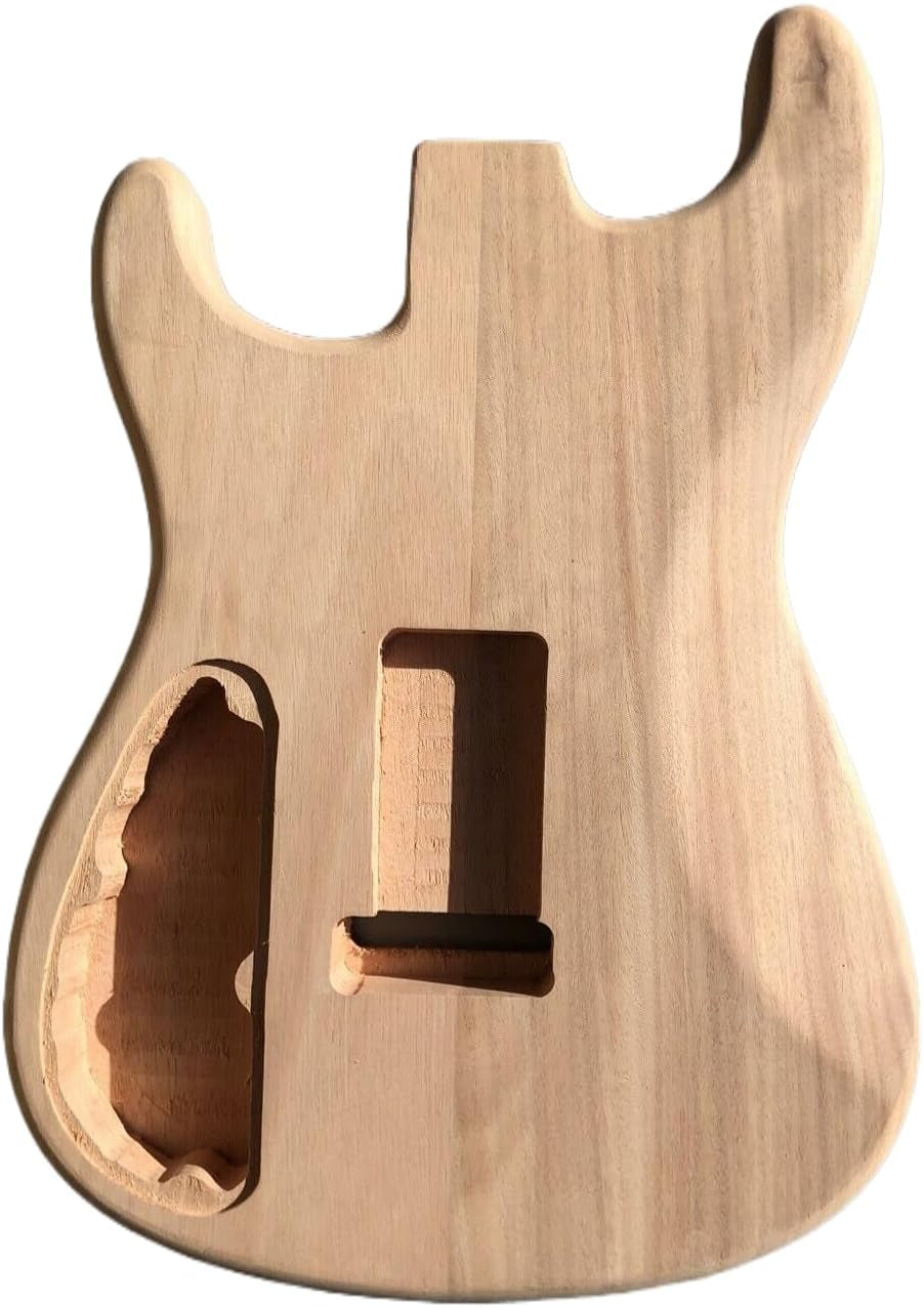 Unfinished Guitar Body Floyd Rose DIY Replacement for Guitar Project Build Your Own HH Style Bolt on Heel