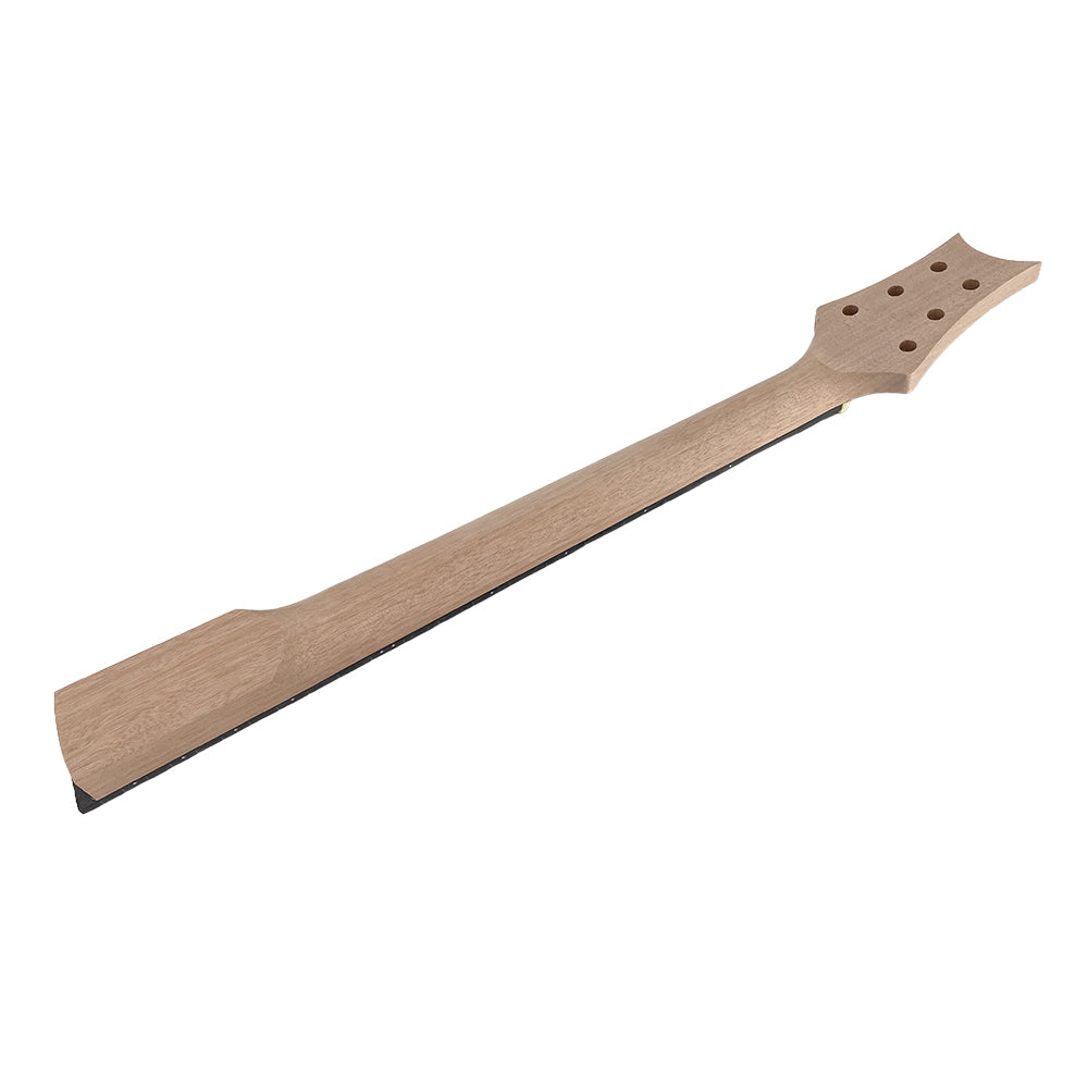 Electric Guitar Neck 22 Fret 25.5 Inch Mahogany Wood Neck with Rosewood Fretboard Bird Inlay Bolt on Guitar Necks Replacement DIY Guitar