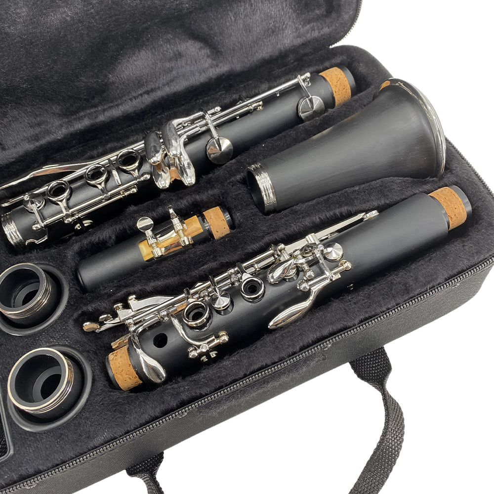 Professional Clarinet Case for B Flat Oxford Cloth 600D Bb Clarinet Storage Bag with Thick Foam Padded and Adjustable Strap