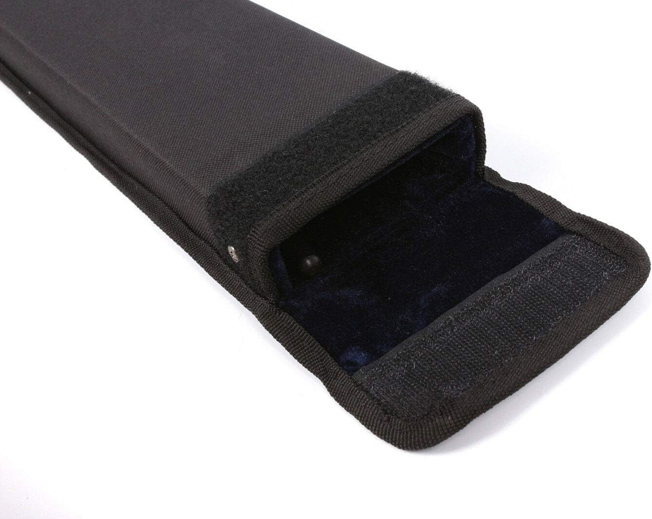 Upright Double Bass Bow Case for One French German Bass Bow Bag with Shoulder Strap (Black)