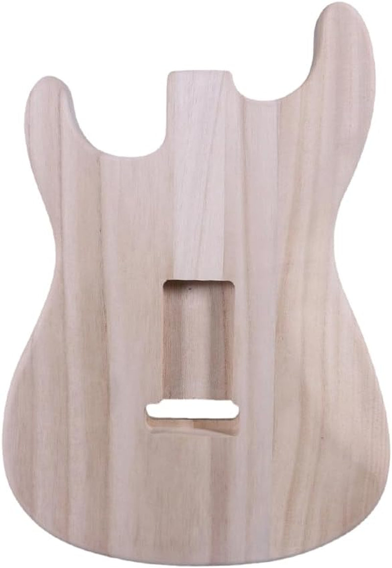 Electric Guitar Body Paulownia SSS Pickups Guitar Replacement DIY Project Accessories