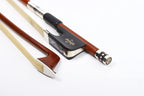 4/4 Cello Bow Bows Brazilwood Natural Mongolian Bow Hair Ebony Frog Straight Advance Bows (4/4)