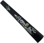 Yinfente Violin Fingerboard 4/4 Full Size Indonesia Ebony Violin Fretboard With Beautiful Pearl Bird Inlay Violin Parts