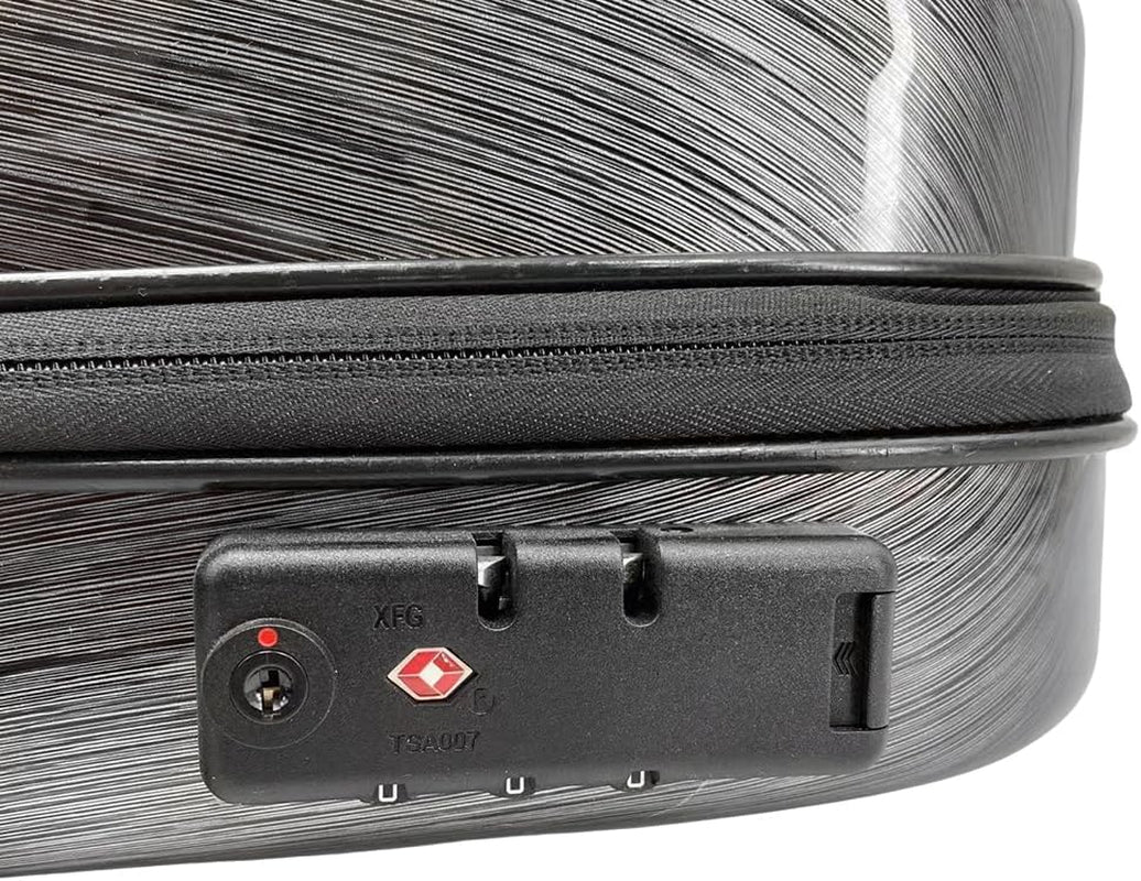 Composite Carbon Fiber Alto Saxophone Case - Lightweight, Durable, and Water-Resistant Protective Hard Case for Alto Sax with Comfortable Shoulder Strap and Plush Interior (Grey)