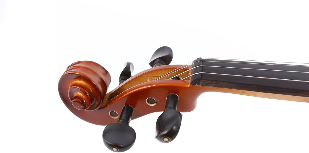 Yinfente Electric Violin Red 4/4 Full Size Solid Wood For Beginner,Adult,4 String Professional,Silent Electric Violins With Ebony Fittings