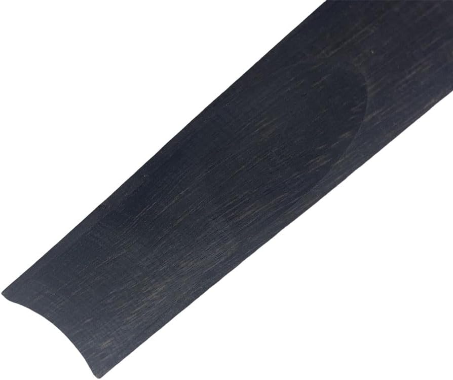 Yinfente Violin Fingerboard 4/4 Full Size Indonesia Ebony Violin Fretboard With Beautiful Pearl Flower Inlay Violin Parts