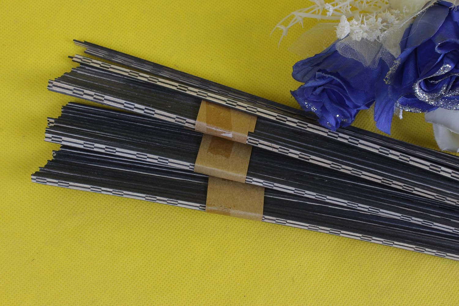 20X Guitar Strip Inlay Guitar Luthier Figured Purfling Guitar Body Binding Wood Inlay 640X3X1.0Mm #64