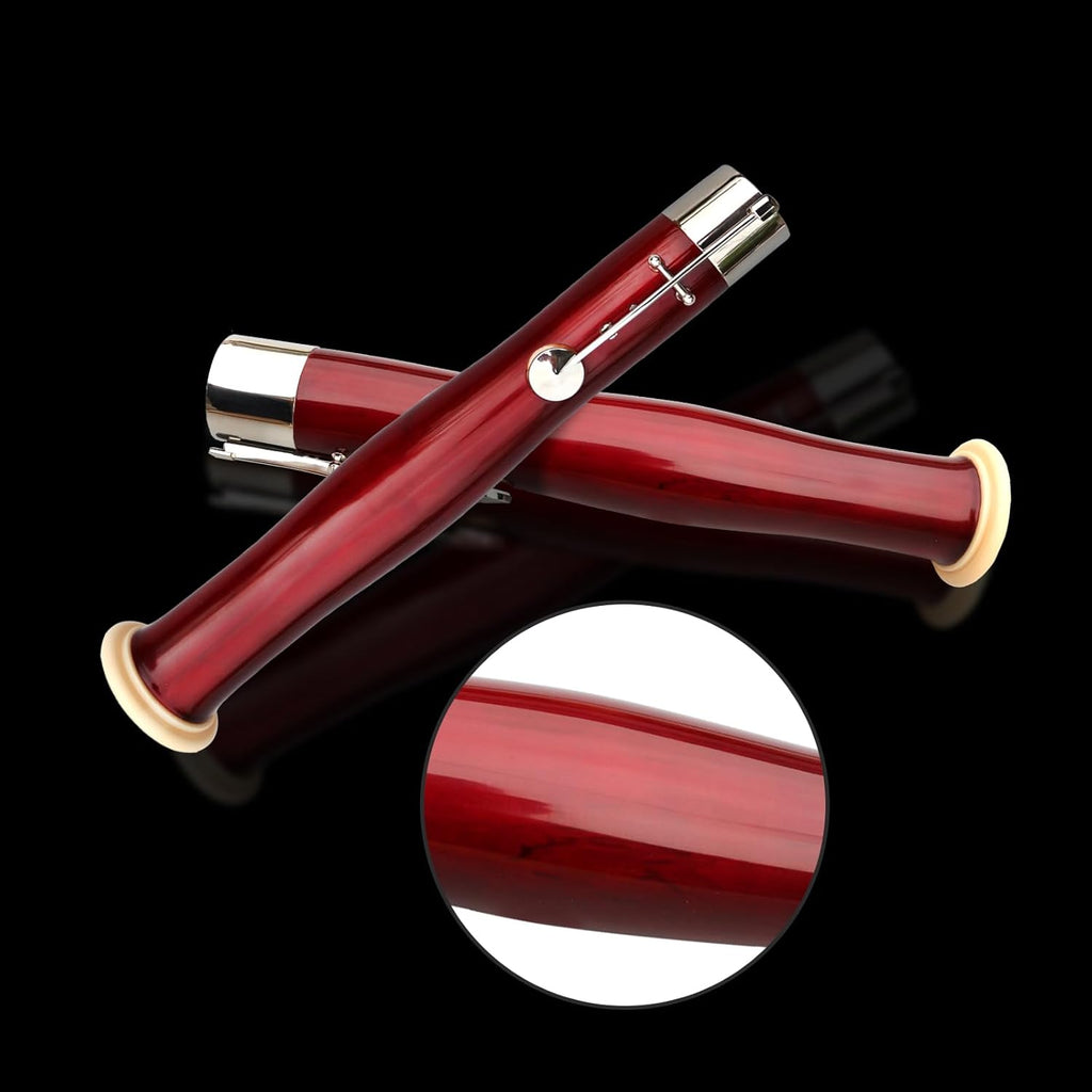 Bassoon Maple Wooded Bassoon C Key 26 Keys Silver Plated Woodwind Instrument with Case Accessories