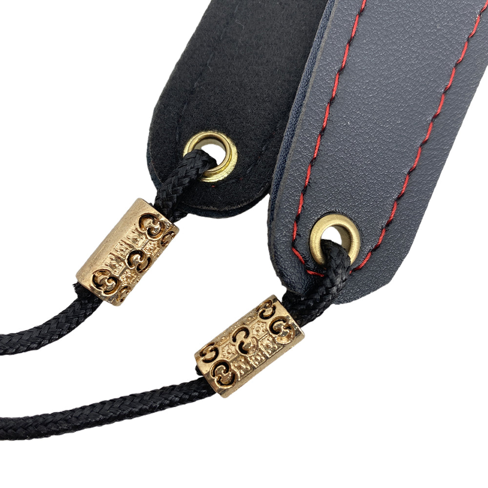 Saxophone Neck Strap Soft Leather Padded Comfort Music Instrument Strap for Alto Tenor Baritone Soprano Sax