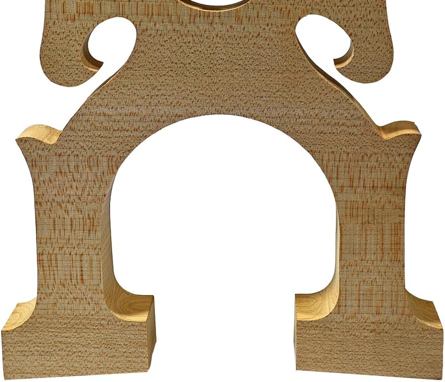 Yinfente 3/4 Upright Bass Bridge Maple Bass Bridges Double Bass Parts Durable