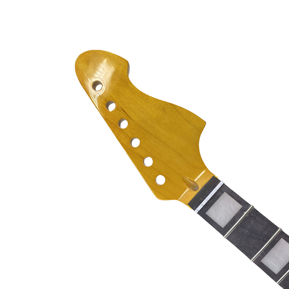 Yinfente Electric Guitar Neck 22 Fret 648 Inch Rosewood Fretboard Finish Paint Build Guitar