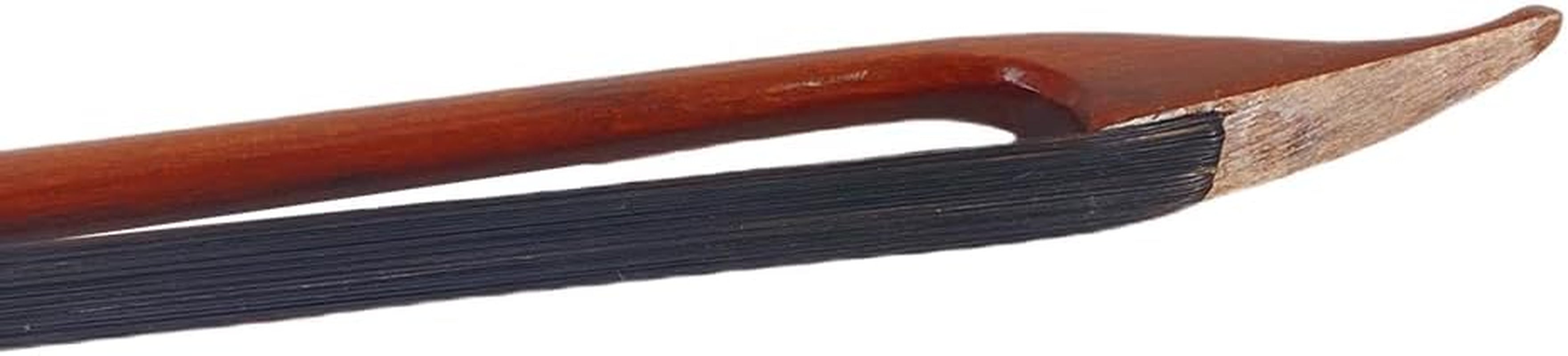 Violin Bow 4/4 Full Size Brazilwood Baroque Style Natural Black Bow Horse Hair Well Balance