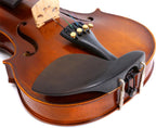 1/8 Acoustic Violin Kit Full Size Fiddle Maple Spruce Top Ebony Fittings for Beginner,Student,Adult with Hard Case,Bow,Extra Strings,Shoulder Rest Handcrafted