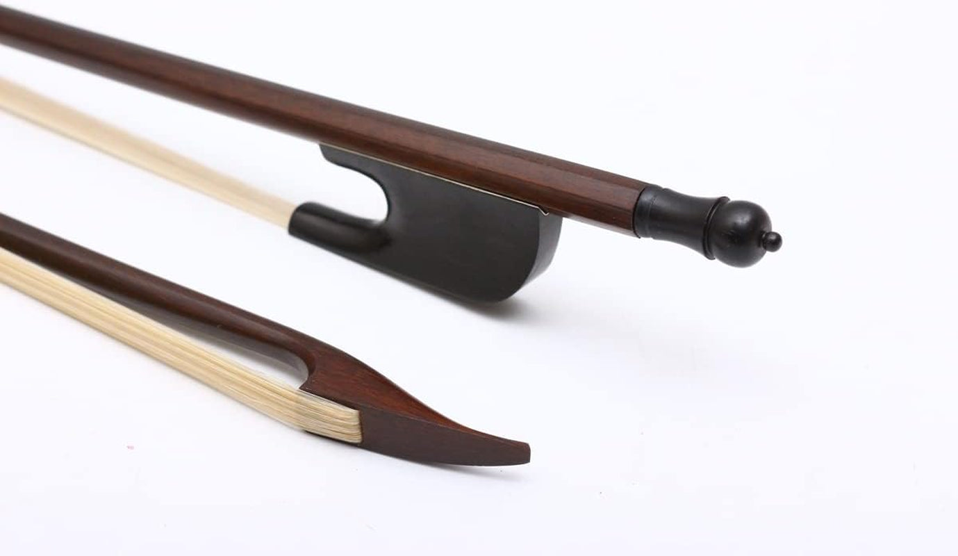 4/4 Cello Bow Brazilwood Cello Bows Baroque Style Natural Bow Hair Ebony Frog Straight