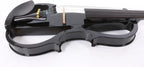 16Inch Silent Electric Viola Solid Wood 4 String with Ebony Fittings&Hard Case& Brazilwood Bow&Aux Cable&Cleaning Cloth Black