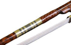 Violin Bow 4/4 Full Size Snakewood with Pearl Eye Natural Bow Hair Pernambuco Level, Stiff & Well Balanced,Violin Bow Full Size for Violinists & Fiddlers of All Skill Levels