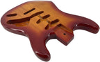 Electric Guitar Body Replacement SSS Style Yellow Painting Mahogany Wood for Guitar