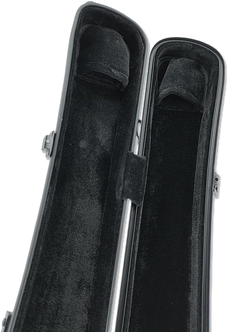 Carbon Fiber Upright Bass Bow Case for Geman French Double Bass Bow Hold 2Pcs Bows Hard Bow Case White