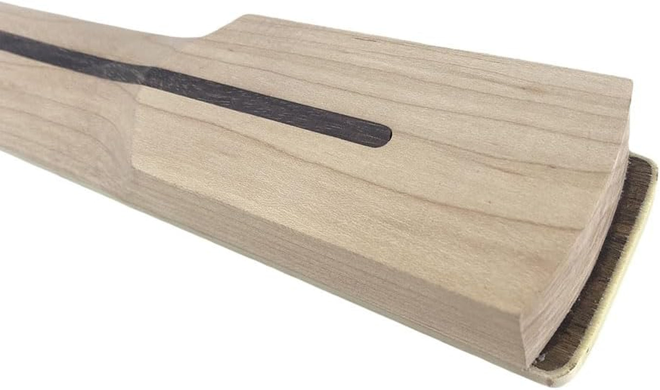 24Inch Guitar Neck 22Fret Maple Fretboard Black Block Inlay DIY Guitar Replacement