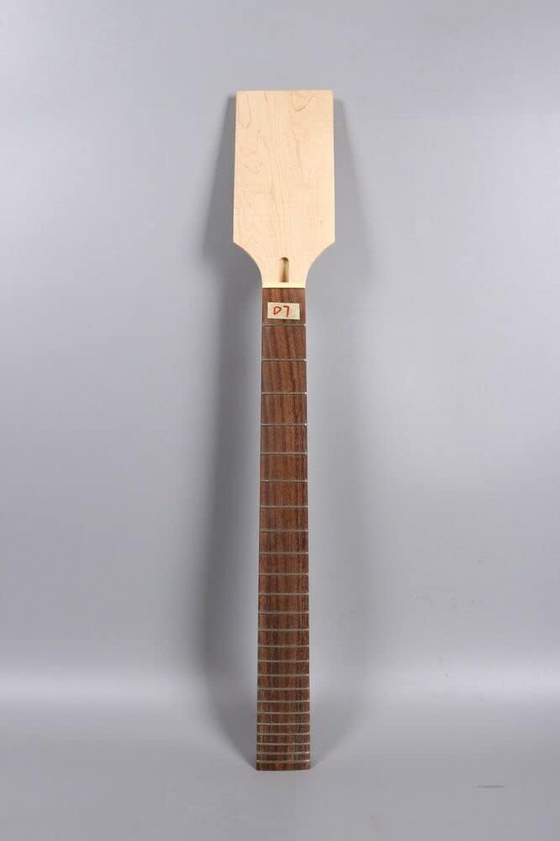 Electric Guitar Neck 24 Fret 30 Inch Maple Rosewood Fretboard Baritone Guitar Necks Paddle Head DIY Long Scale