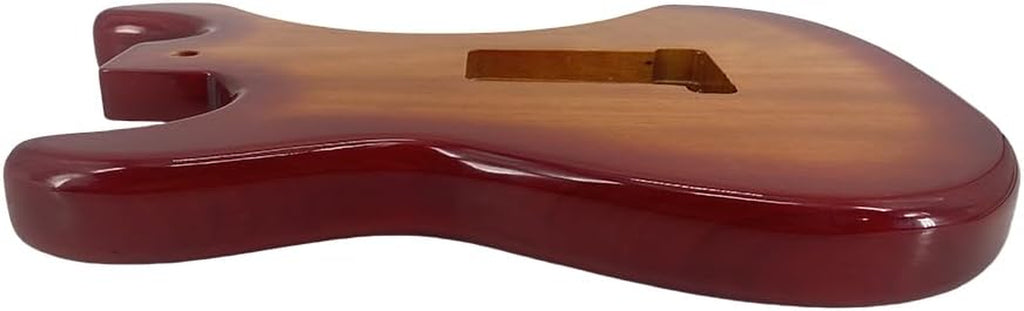 Electric Guitar Body Replacement SSS Style Yellow Painting Mahogany Wood for Guitar