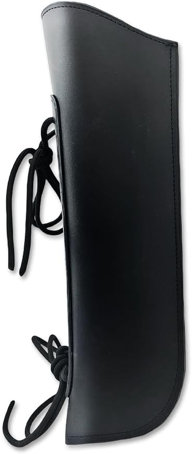 Upright Bass Bow Bag Leather Quiver One Bow Holder for German and French Bass Bow Black (1 Pcs)