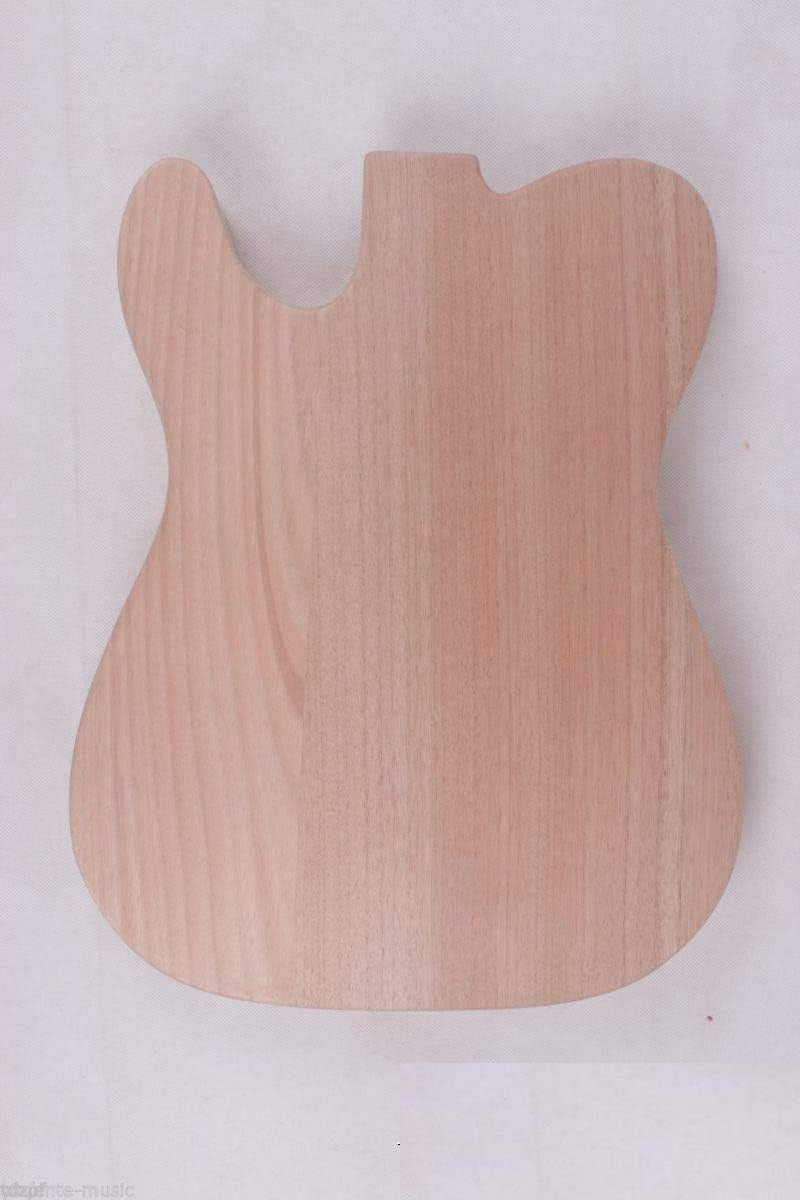 Unfinished Guitar Body Replacement Mahogany Maple Wood Electric Guitar