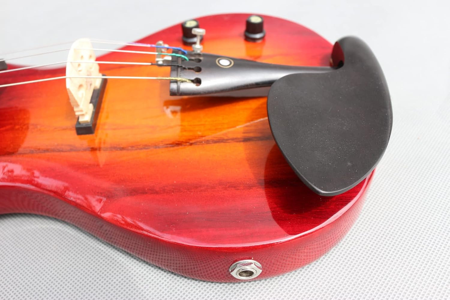 5String Violin 4/4 Electric Violin Guitar Shape Professional Solid Wood Violin with Ebony Fittings