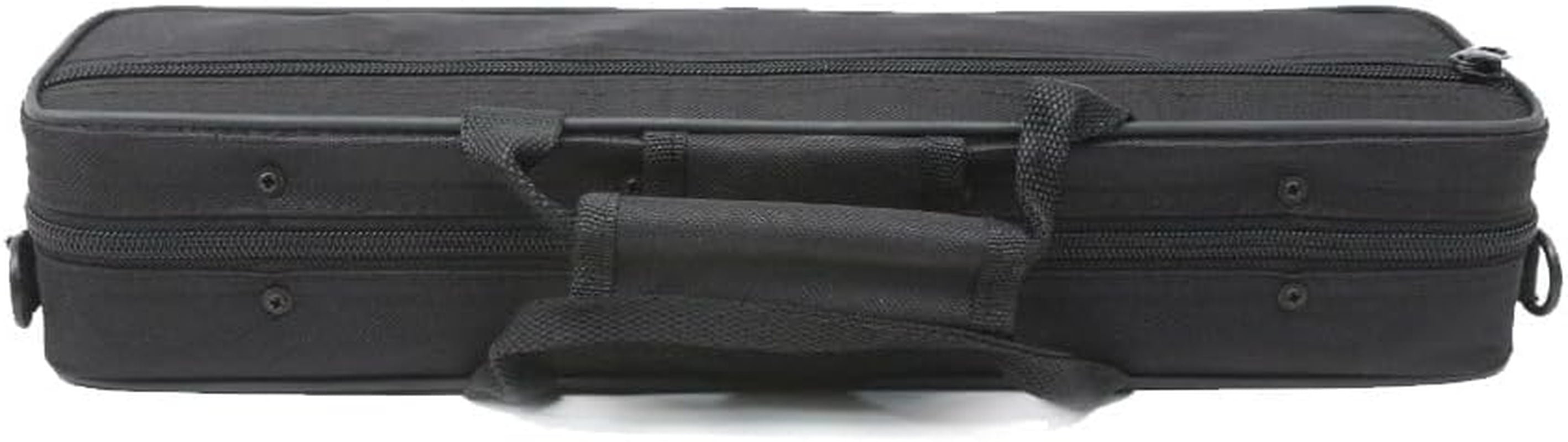 16 Hole Flute Case Oxford Cloth Flute Carrying Bag with Thick Padding Lightweight with Adjustable Strap Exterior Pocket Carry Handle