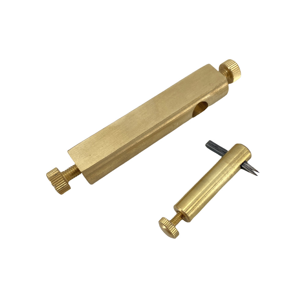 1Set Brass Purfling Tools Inlay Inlaid Groove Carver Knife Luthier Tools for Making Violin Viola