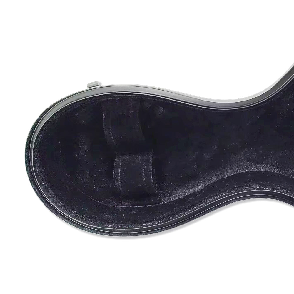 Lightweight Fiberglass Viola Case for 16 Inch to 16.5 Inch Size Hard Viola Case with Backstraps, 2.68 Kg, Waterproof Shell (White)