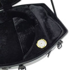 Lightweight Fiberglass Viola Case for 16 Inch to 16.5 Inch Size Hard Viola Case with Backstraps, 2.68 Kg, Waterproof Shell (White)