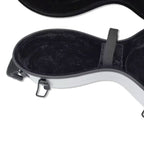 Lightweight Fiberglass Viola Case for 16 Inch to 16.5 Inch Size Hard Viola Case with Backstraps, 2.68 Kg, Waterproof Shell (White)