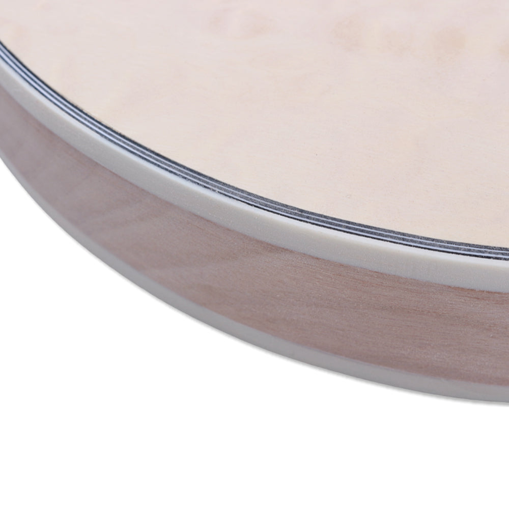 Electric Guitar Body Quilted Maple Water Ripple Veneer Mahogany Wood Set in Heel DIY Guitar Replacement