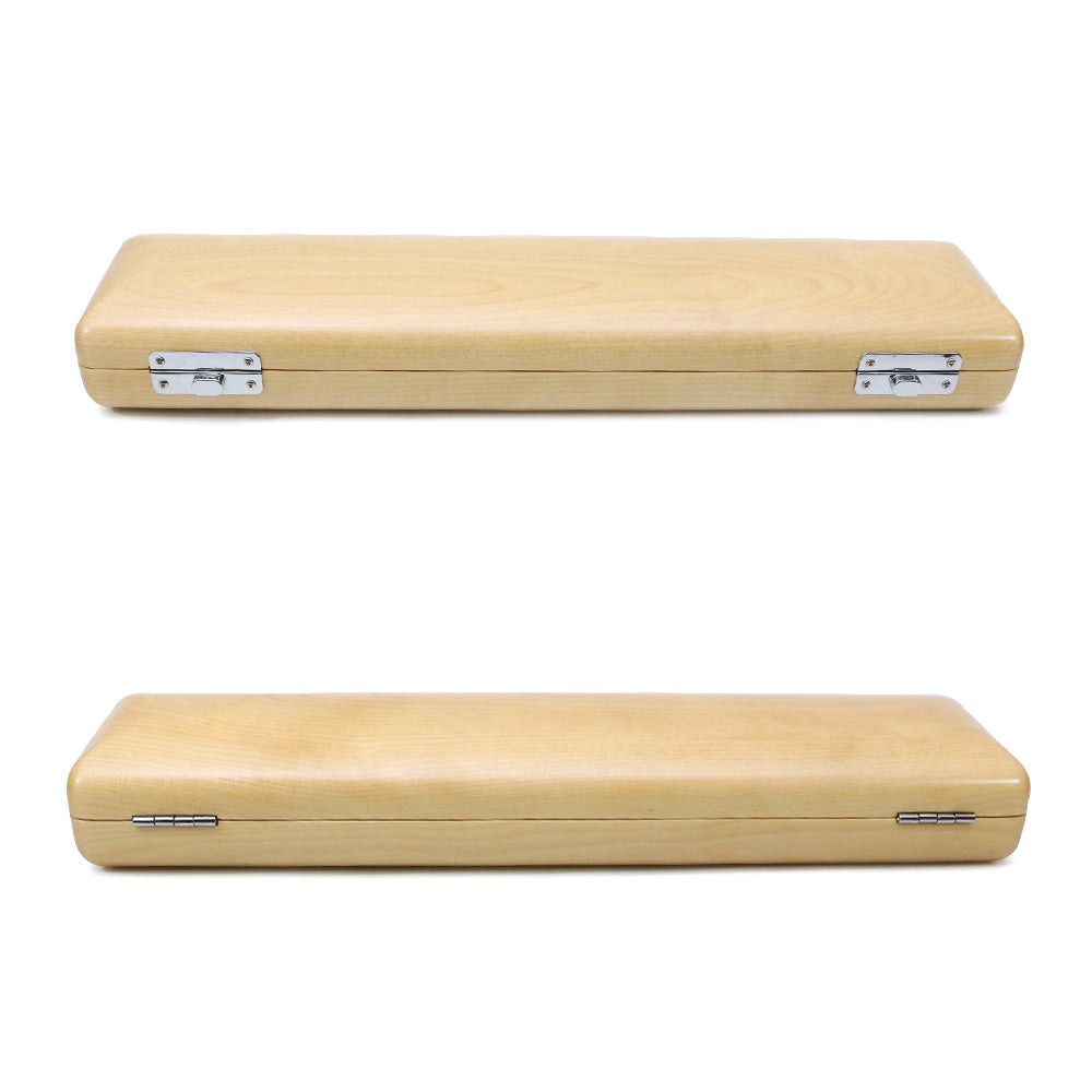 Yinfente 17 Hole Flute Case B Foot Hard Flute Case Sturdy Wooden Case Solid Wood Nice Protection (B Foot)