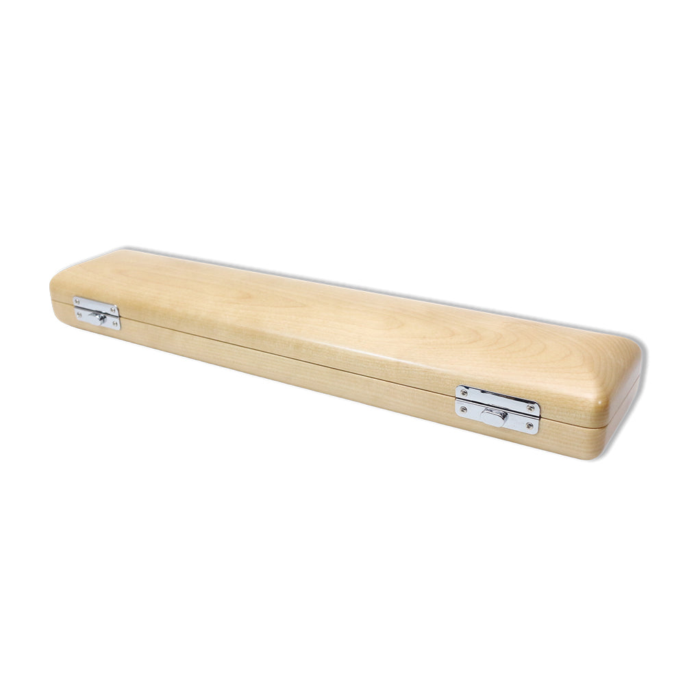 Yinfente 17 Hole Flute Case B Foot Hard Flute Case Sturdy Wooden Case Solid Wood Nice Protection (B Foot)