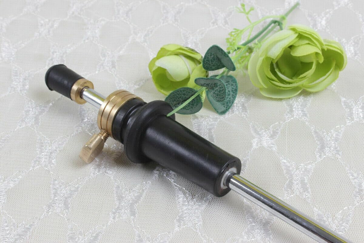 4/4 3/4 Cello Endpin Tail Rod Carbon Fiber and Metal with Endpin Tip for Cello Durable,Lightweight 4/4 Full Size Cello Parts,Cello Accessories (Style-B)