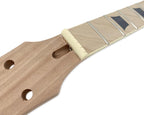 Guitar Neck 22Fret 24.75Inch Maple Fretboard Bolt on Heel Mahogany Wood Necks DIY Guitar Necks