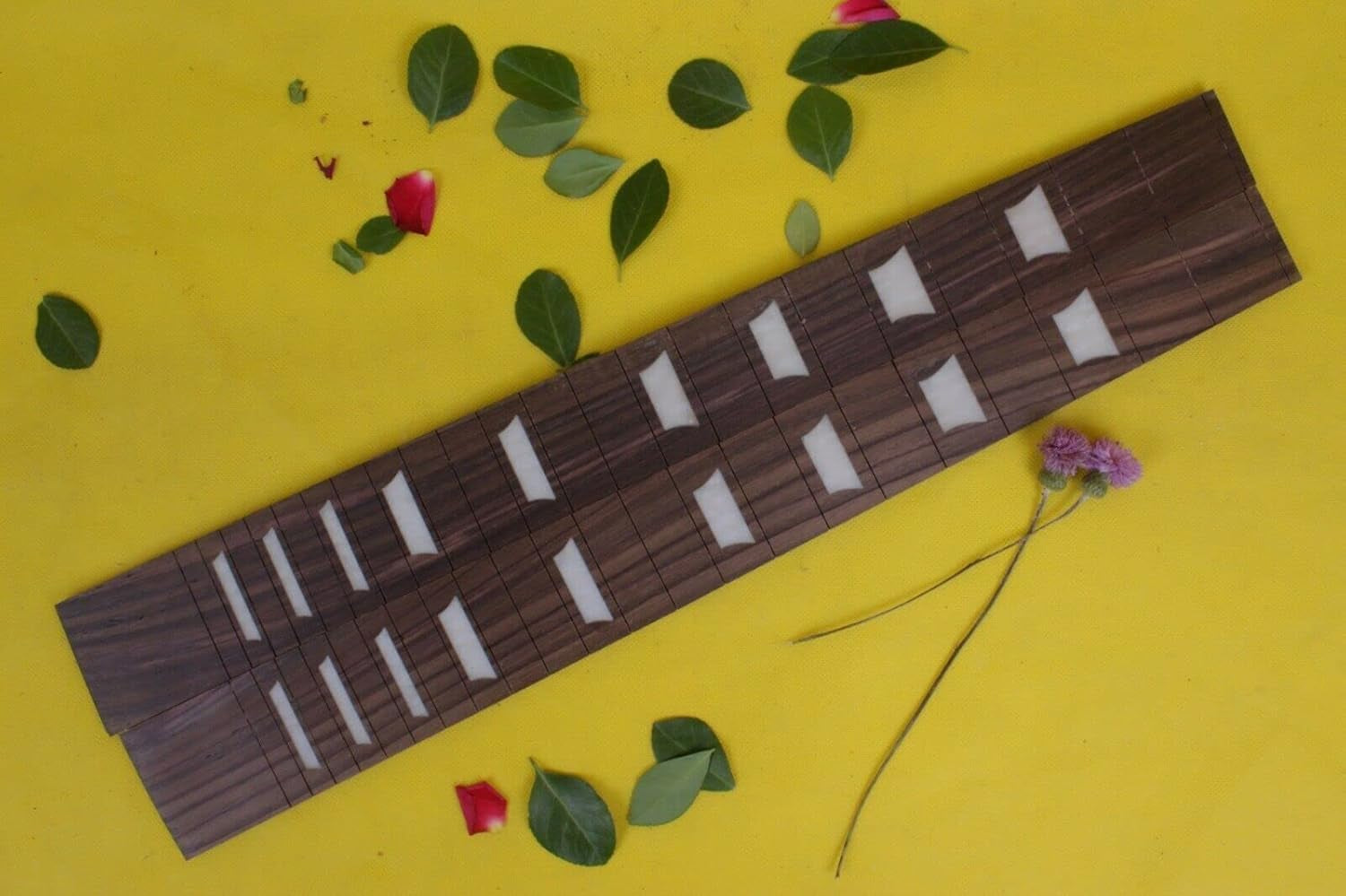 New Electric Guitar Fretboard Real Inlay Guitar Accessory Parts Rosewood Fretboard 24.75Inch Scale for 22Fret Guitar Neck