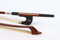 1/2 Upright Bass Bow Advance Brazilwood Germany Bows Ebony Frog Natural Bow Hair Pearl Inlay Half Size