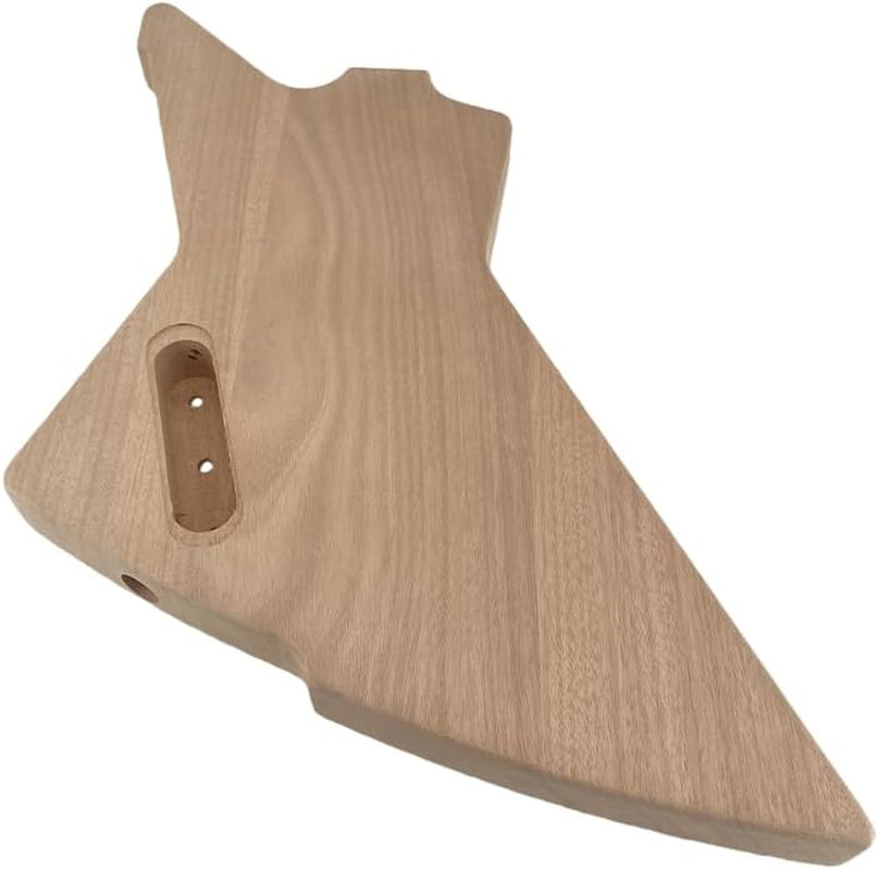 DIY Guitar Kit with Mahogany Body Mahogany Neck with Rosewood Fretboard 6 String DIY Electric Guitar Kit with All Components to Build Your Own Guitar