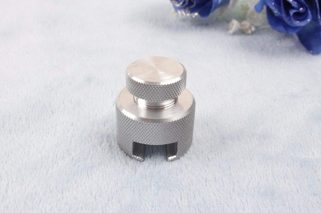 1Pcs Luthier Tool Violin Viola Endpin Clamp Pull Out Violin Making Tools Brass (Aluminum)