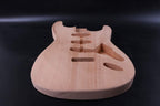New Guitar Body Mahogany DIY Electric Guitar Replacement Strat Style SSS Unfinished