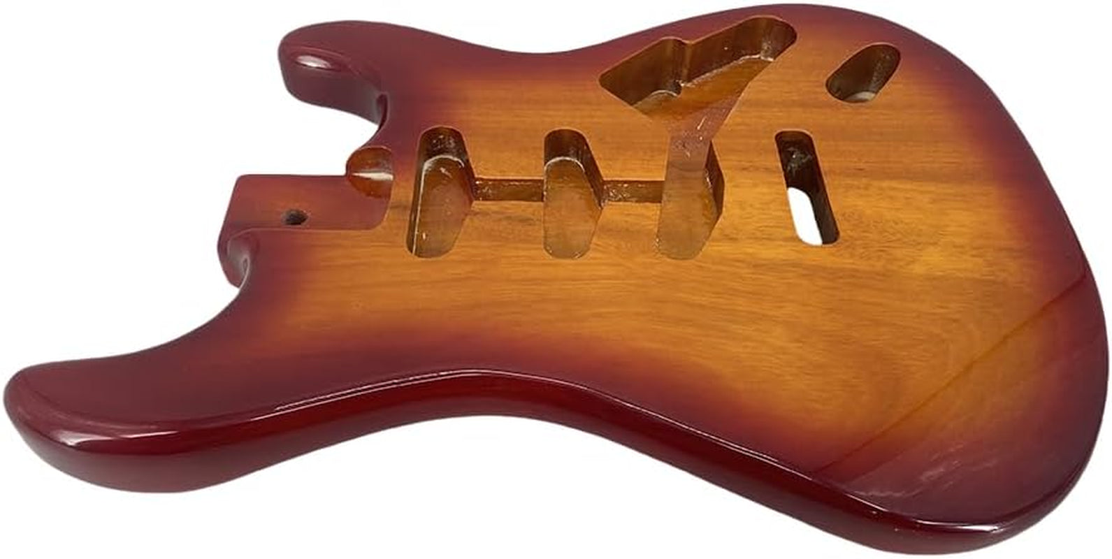 Electric Guitar Body Replacement SSS Style Yellow Painting Mahogany Wood for Guitar